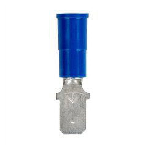 3M .187" 16-14 AWG Vinyl Insulated Butted Seam Male Disconnect Terminal 100PK