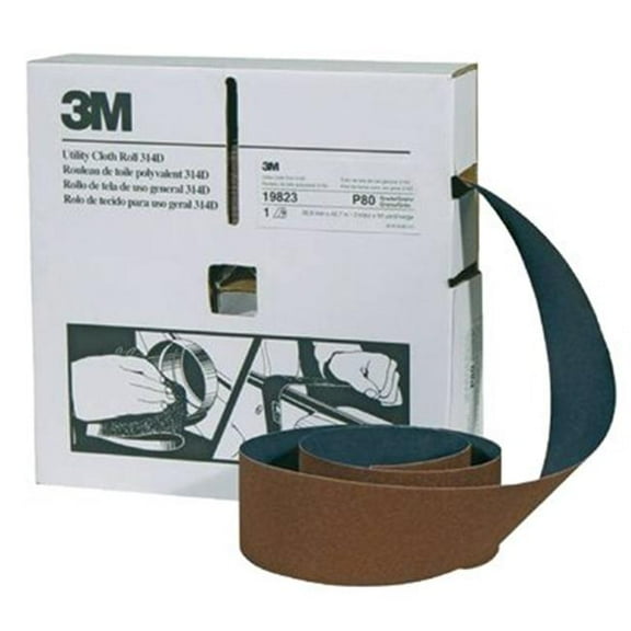 3M 19792; 1Inx50Yd Utility Cloth P80
