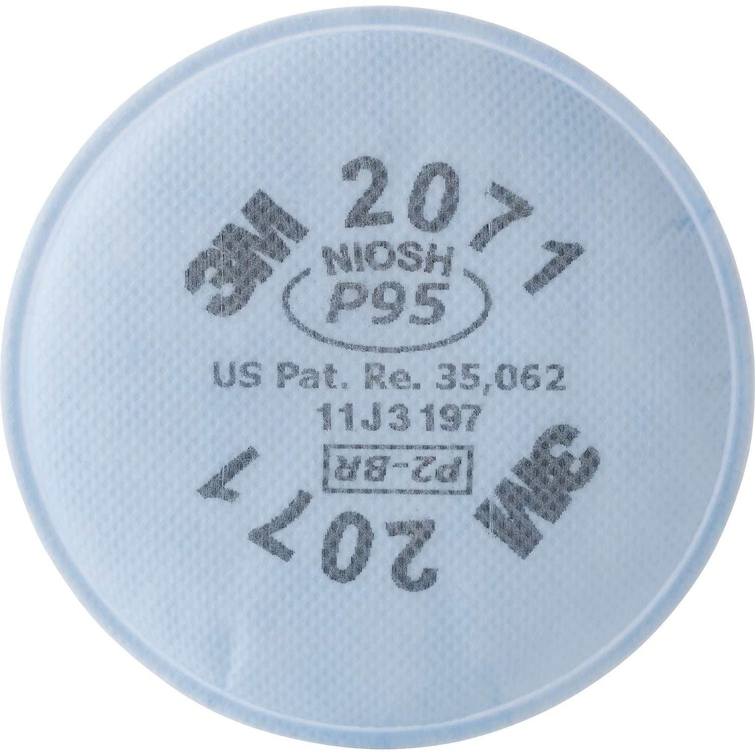 3M 2071, P95 Particulate Filter, NIOSH Approved. Box/4 Pairs