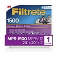 thumbnail image 1 of Filtrete 20 in. W X 20 in. H X 1 in. D 1500 MPR Pleated Allergen Air Filter 1 pk, 1 of 4