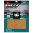 thumbnail image 1 of 3M SandBlaster Sandpaper Sheet - No Slip Grip, 60 Grit - 11" x 9", 1 of 3