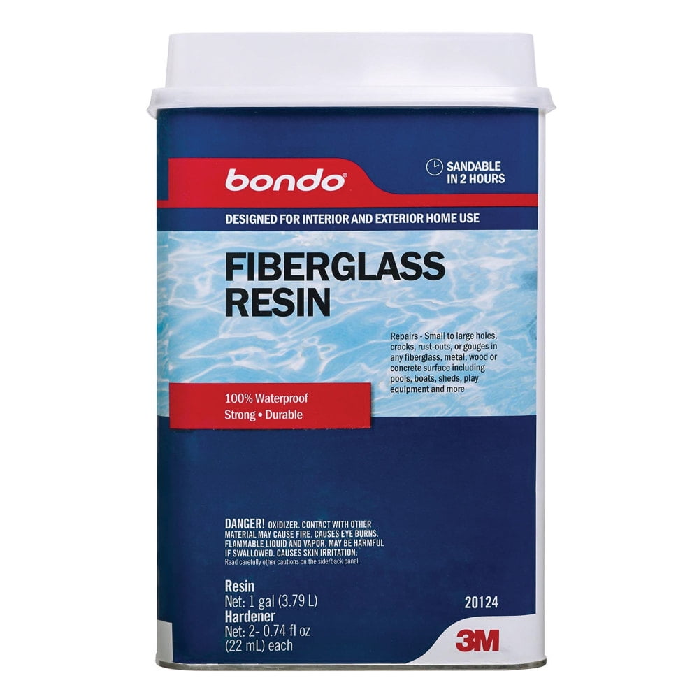 Bondo Glass, Short Strand Reinforced Fiberglass Filler, Stage 2
