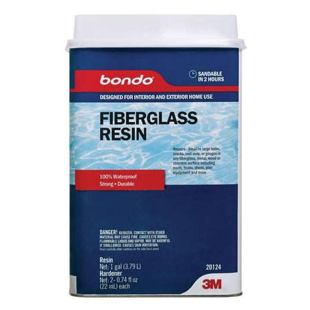 3M 20124 All Purpose Fiberglass Resin, 1 Gallon