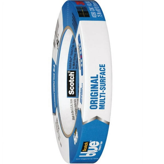 3M™ 2090 Masking Tape, 3/4" x 60 Yd., Blue, Case Of 48