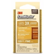 3M 20907-180 180 Grit Sandblaster Between Coats Sanding Sponge Block