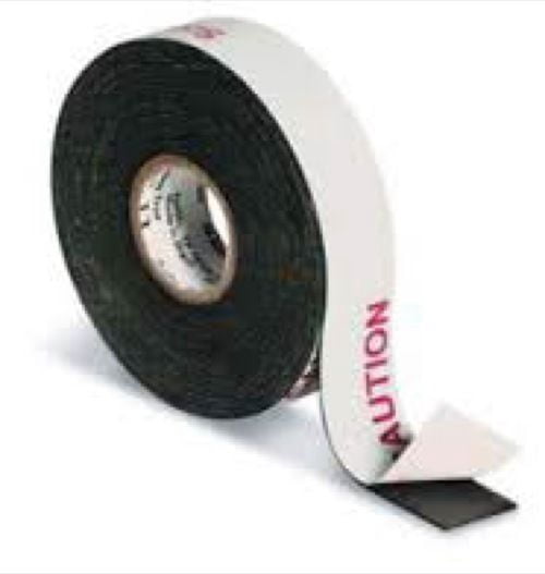 3M 23 High-Voltage Rubber Splicing Electrical Tape with Liner, 1" X 30', 1EA
