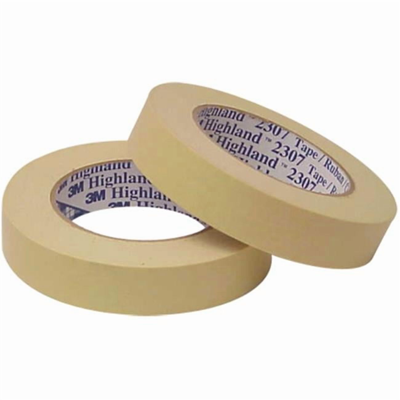 3M- 2307 Masking Tape - Natural - 0.5 in. x 60 yds.
