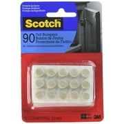 3M Company SP952-NA Beige Felt Bumpers, 90 Piece