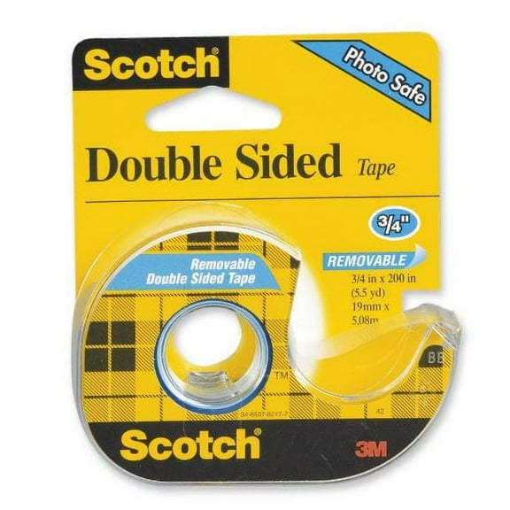 3M 238 Removable Double Sided Tape (Pack of 6)