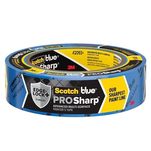 3M 24-Rolls of 1.41" x 60 yds 2093+-36EC ScotchBlue Blue PROSharp Advanced Multi-Surface Painter's Tape with Edge-Lock+ Technology