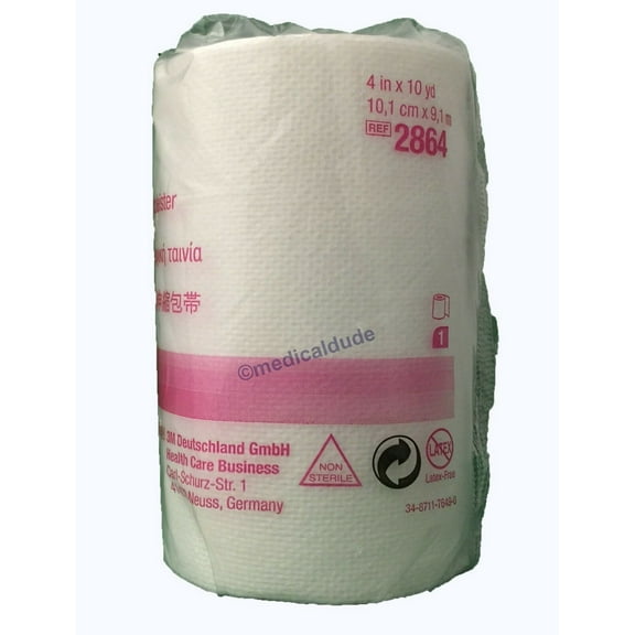 3M 2864 Medipore H Soft Cloth Surgical Tape 4" x 10 yd - 1 Roll
