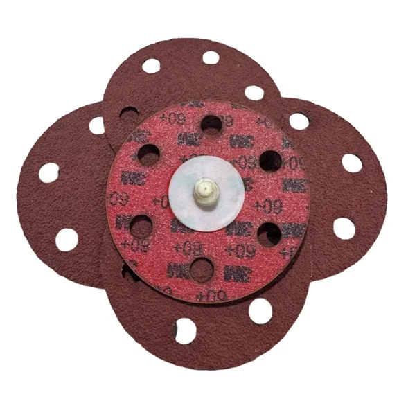 3M 3" Quick Change Sanding Disc 6 Hole 60+ Precision Shaped Ceramic Grain 5 Pack