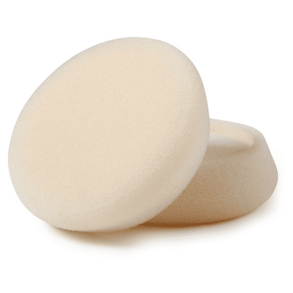 3M Perfect-It 30041 Single Sided Compounding Pad, 4 in Dia, Hook and Loop Attachment, Foam Pad, White