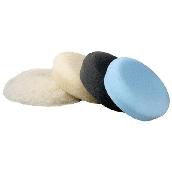 3M Perfect-It 30045 Single Sided Paint Finishing Pad Kit, 4 in Dia, Hook and Loop Attachment, Foam Pad