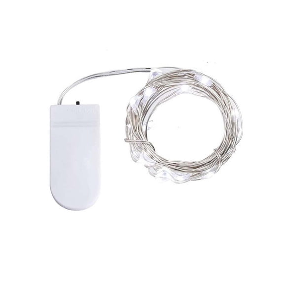 3M 30LED USB Mini Flower Lights, Flexible Copper Wire String Lights for Christmas Tree, Bedroom, Wedding, Party, and Indoor Holiday Decor