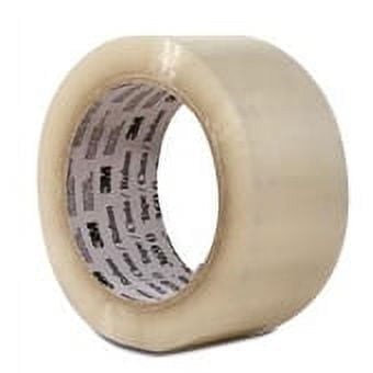 3M #311 Scotch 3"x110 yds Clear Acrylic Carton Sealing Tape 2 Mil Light to Medium Duty 24 Rolls