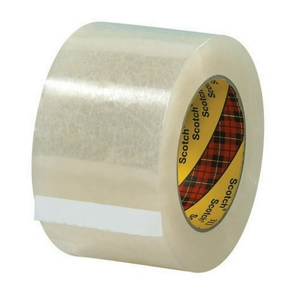 3M 313 Carton Sealing Tape Clear 3" x 55 Yard Roll (6 Roll/Case)