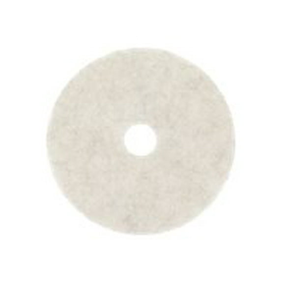 3M 3300 - Pad - for floor polisher - white (pack of 5)