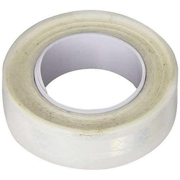 3M 3430 White Micro Prismatic Sheeting Reflective Tape - 4 in. X 15 ft. Non Metalized Adhesive Tape Roll. Safety Tape