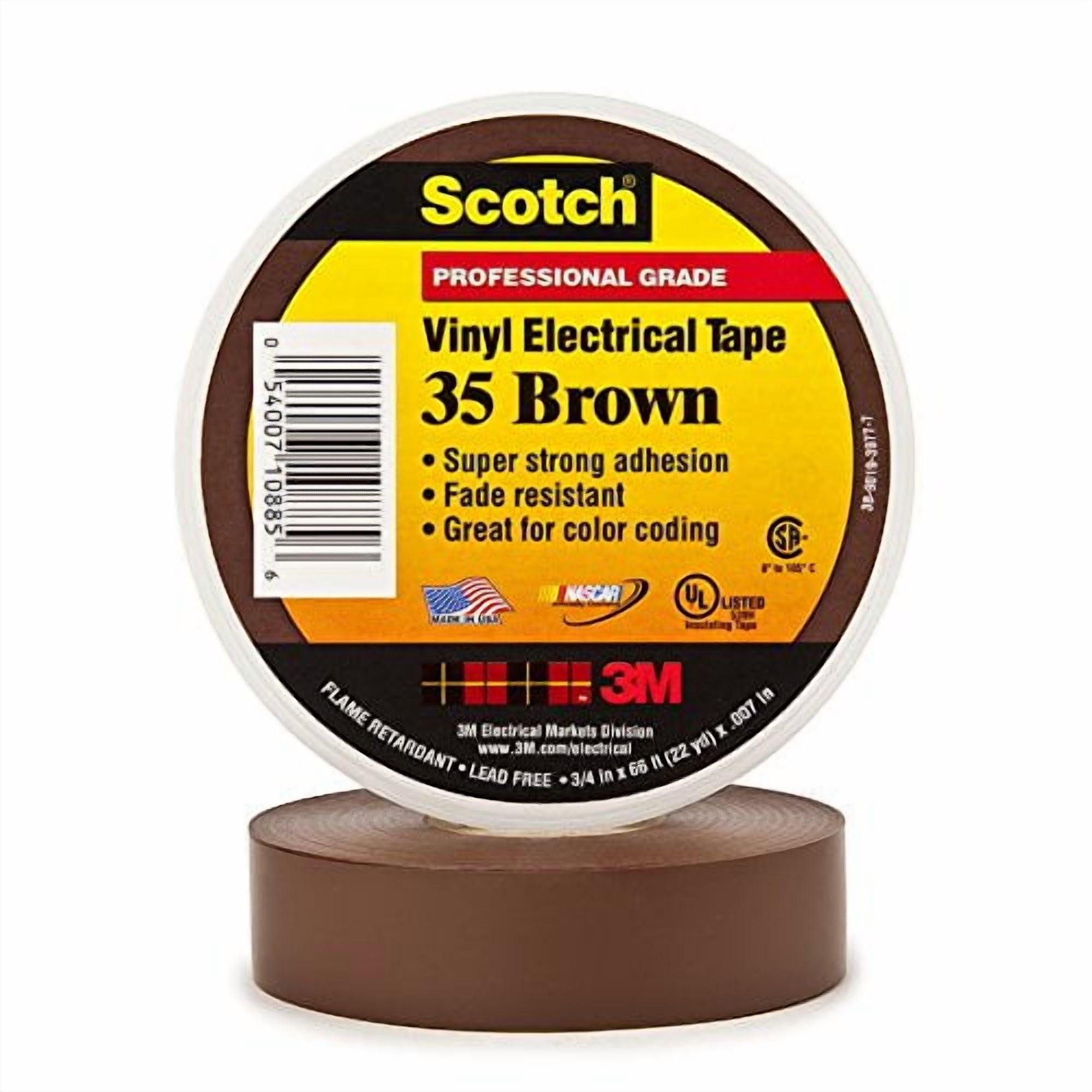 3M 35 Colored Electrical Tape, 3/4" x 66'
