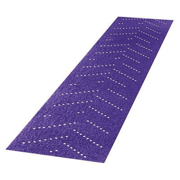 3M Cubitron II 35514 737U Series Multi-Hole Dust Free File Sheet, 95 mm W x 177 mm L, 180+ Grit