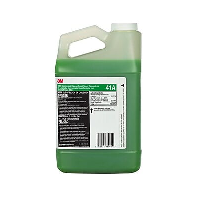 3M Clean and Shine Daily Floor Enhancer, Concentrate, Fragrance Free, 32 oz Bottle, 4/Carton