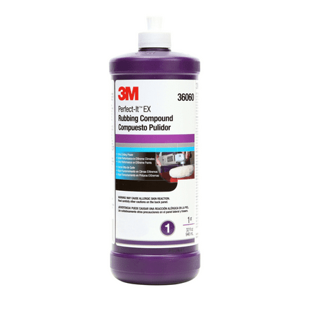3M Automotive 36060 Perfect-It EX Rubbing Compound, Quart
