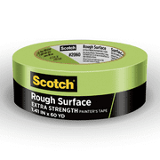 Scotch Rough Surface Painters Tape, Green, 1.41 inches x 60.1 yards, 1 Roll