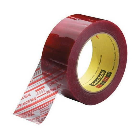 3M 3779 Security Tape Check Seal Before Accepting 2" X 110 Yard (6 Pack)