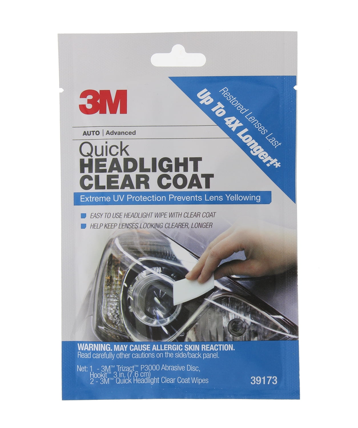 3M 39173 Quick Headlight Clear Coat