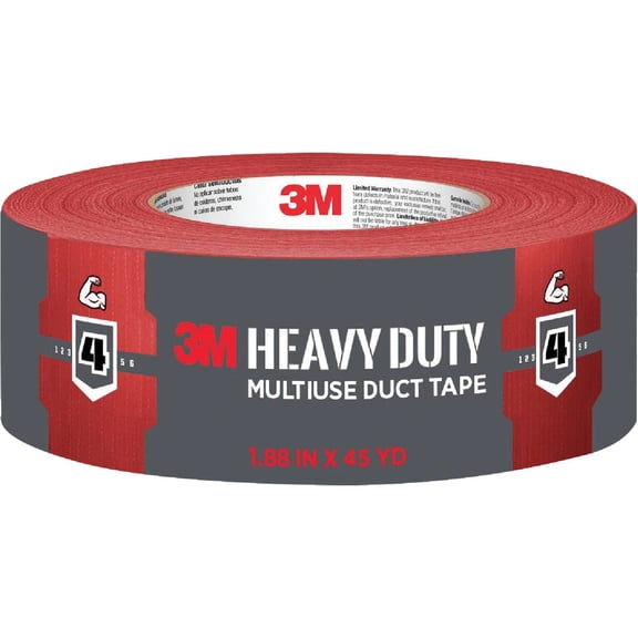 Scotch Painter's Tape 3M Multi-Use Colored Duct Tape Red, 1.88 inches by 60 Yards, 3960-RD, 1 roll