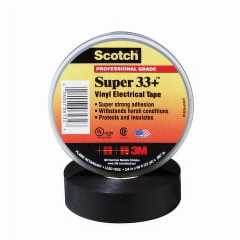 3M 3M - 06133 - Scotch Super 33+ Vinyl Electrical Tape 33+ Super - 3/4 in x 52 ft (19 mm x 15.6 m)