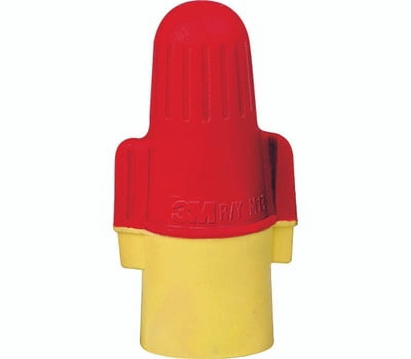 3M 3M R/Y+ Performance Plus Wire Connector, 22 to 8 Awg Wire, Steel