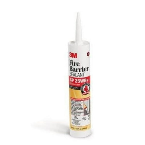3M 3M07580 Fire Barrier Caulk, 10.5 oz Cartridge