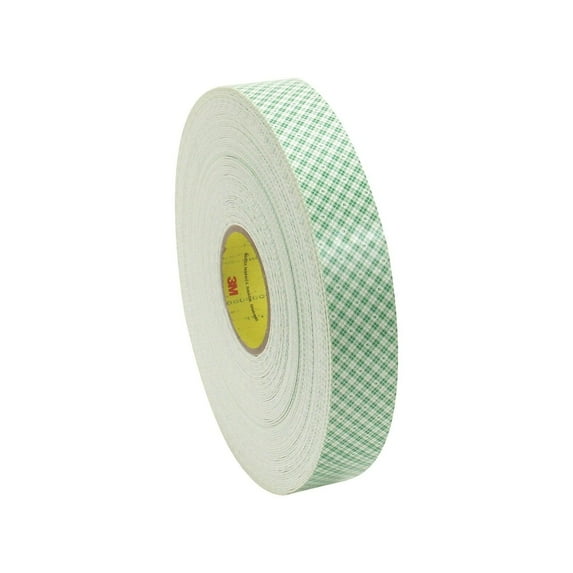 3M 4016 Double-Sided Tape 0.75" x 5 Yds. White (T9544016R)