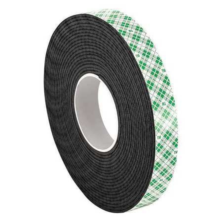 3M 4056 3M 4056 Double Coated Foam Tape 0.5" x 5yd, Black