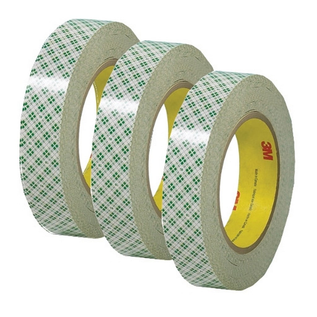  3M Double-Sided Paper Tape [Rubber Adhesive] (410M): 2 in. x 36  yds. (Off-White) : Office Products
