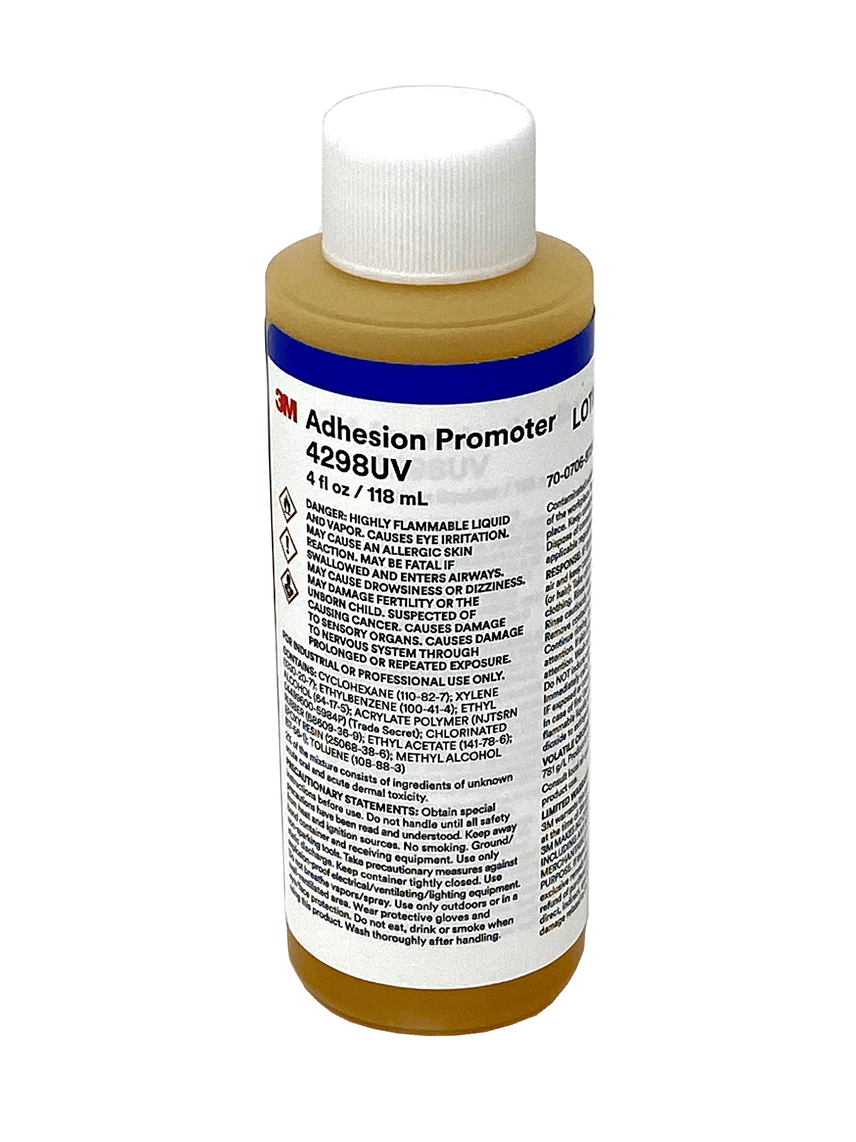 3M 4298UV Adhesion Promoter - Tape Primer 4 fl oz / 118 mL Bottle