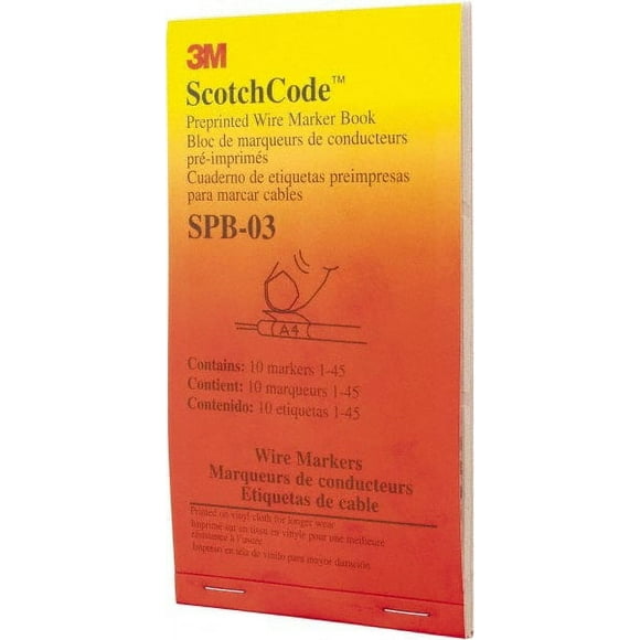 3M 450 Label, 1.37" Long x 0.22" Wide x 1/4mm Thick, Numeric Vinyl Film Book Black Legend, White Background, 39.2 to 100.4F, Self Adhesive