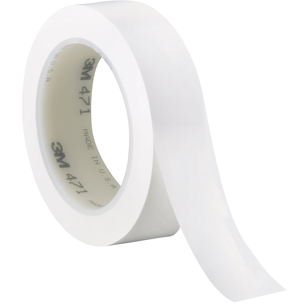 3M 471 Vinyl Tape 5.2 Mil 1" x 36 yds. Yellow 36/Case T965471Y
