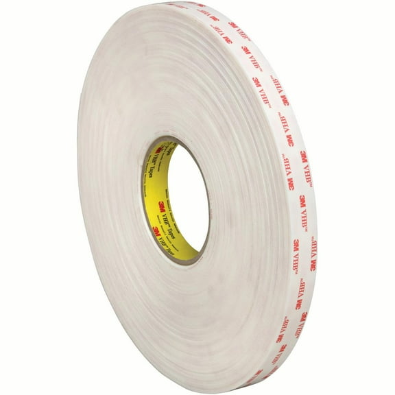 3M 4955 VHB™ Tape 80.0 Mil 3/4" x 5 yds White 1/Case VHB495534R