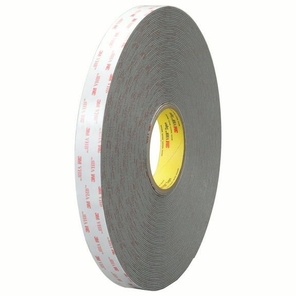 3M® 4956 VHB™ Tape, 1/2" x 5 Yd., Gray
