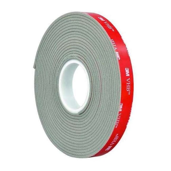 3M 4991 3M 4991 VHB Tape 1" x 5yd, Gray, 90 mil