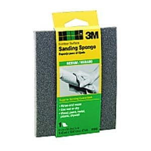 3M 5-1/2 in. L x 4-1/2 in. W x 3/16 in. Medium Sanding Sponge