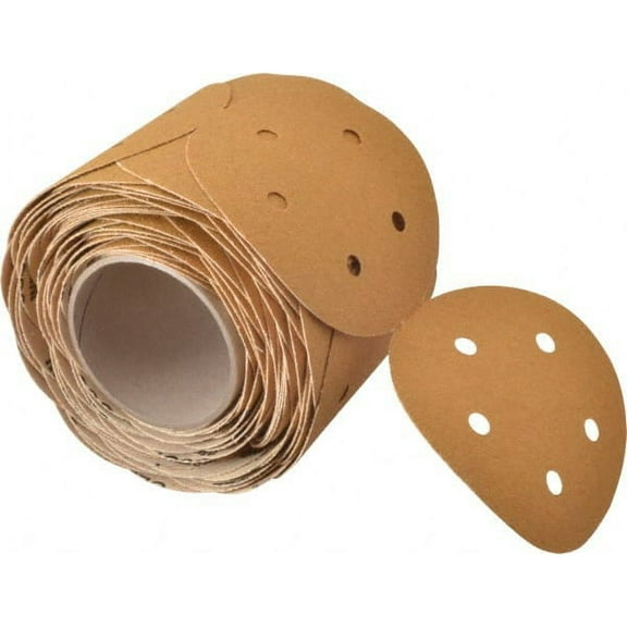 3M 5" Diam, 60 Grit Aluminum Oxide Adhesive PSA Disc