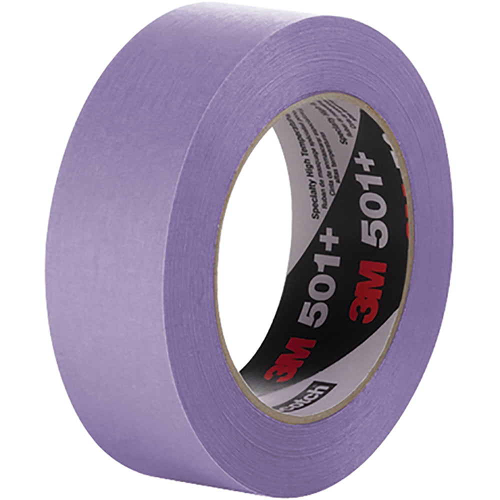 3M 501+ Masking Tape 7.3 Mil 1" x 60 yds. Purple 36/Case T935501