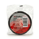 3M Temflex 2155 Rubber Electrical Splicing Tape, 3/4 in x 22 ft, Black Self-Fusing Insulation Tape
