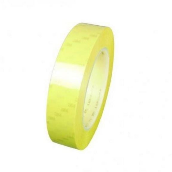 3M 56 Yellow Polyester Film Electrical Tape, 0.875" width x 72yd length (1 roll)