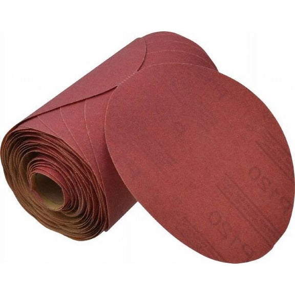 3M 6" Diam, 120 Grit FEPA, Aluminum Oxide Adhesive PSA Disc