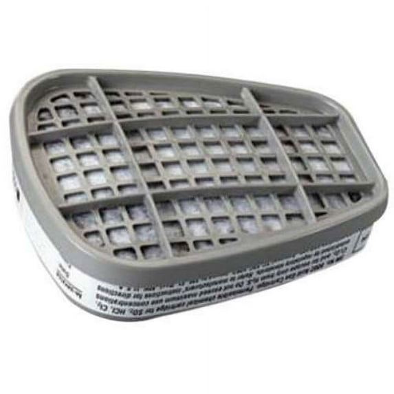 3M 6000 Series Gas /Vapor Cartridges, Acid Gases, White - 2 PK (142-6002)